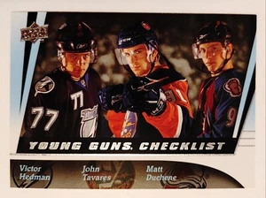 HEDMAN TAVARES 2009-10 UPPER DECK YOUNG GUNS ROOKIE CHECKLIST #250 EX+++ A2 - Picture 1 of 2