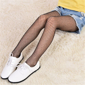 Girl Lace Fishnet Stockings Black Pantyhose Mesh Tights Jeans Net GridStockiAT