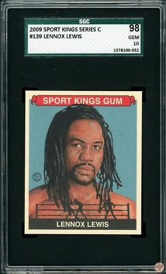 2009 SPORT KINGS LENNOX LEWIS #139 SGC GEM 10 POP 1 (032) - Image 1 of 2