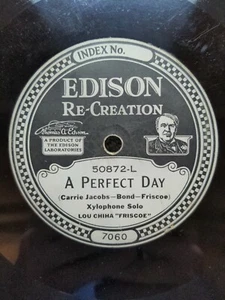 A Perfect Day Valse Caprice Edison Diamond Disc Frosini Lou China 50872 A8 - Imagen 1 de 6