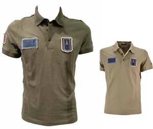 AERONAUTICA MILITARE Polo PO1851 Uomo Frecce Tricolori t-shirt, Herren Poloshirt - Foto 1 di 14