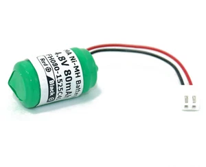 Batteria di backup PLC CNC CMOS 4,8 V 80 MAH pulsante Ni-MH cella ricaricabile con 5264 - Foto 1 di 15