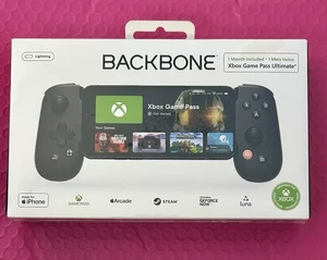 Backbone Lightning Mobile Gaming Controller for iPhone XBOX  BLK NEW SEALED BOX - Picture 1 of 4