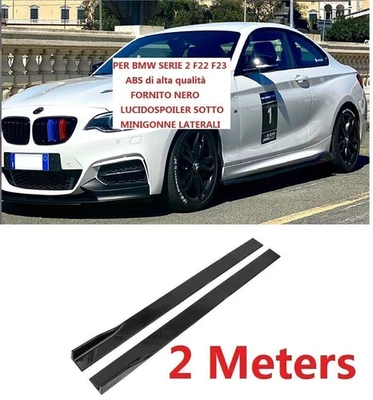 PER BMW SERIE 2 F22 F23 2M MINIGONNE LATERALI , FLAPS SOTTO MINIGONNE - Immagine 1 di 4