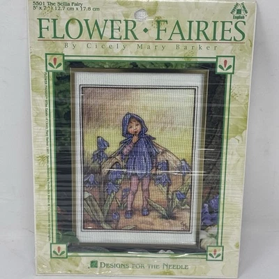 Diseños para la aguja estampado punto de cruz kit flores hadas el hada Scilla Foto 1 de 4
