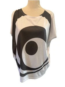 Go Couture T-Shirt weiß & schwarz Oversize GR M - Bild 1 von 3