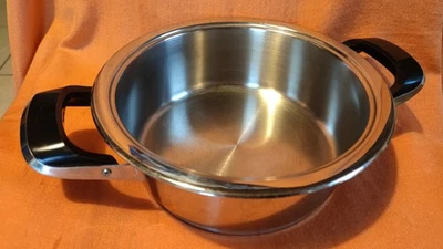 AMC 20cm 2Liter Suppentopf Classic  Edelstahl Topf KochTopf Kasserolle Milchtopf - Bild 1 von 4