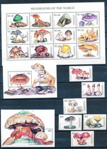 XE56599 Lesotho fungi plants nature mushrooms fine lot MNH - Picture 1 of 1