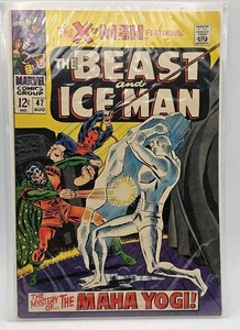 Cómic de alto grado de X-Men #47 1968 Marvel Comics Ice Man Beast The Maha Yogi - Imagen 1 de 15