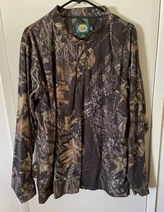 CABELAS Outdoor Gear Camo 1/4 Button Shirt RN 56835 XL REG 100% Polyester in VGC - Picture 1 of 6