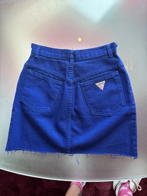 Guess Mini Falda Azul Oscuro Talla 25 Foto 1 de 4