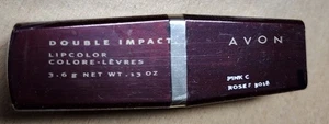 avon double impact lipcolor pink 2003 sealed - Bild 1 von 4