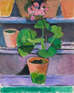 Henri Matisse Pot of Geraniums 1912 Still Life Fauvism 17" x 22" Archival Print - Picture 1 of 1