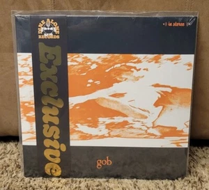 GOB Dine Alone Exclusive Black, White & Orange A-Side B-Side LP BRAND NEW - Picture 1 of 5