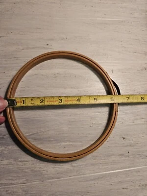 Vtg 6" Princess Pat’d 1898 Adjustable Spring Wood Bow Tension Embroidery Hoop - Image 1 of 4