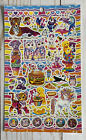 Lisa Frank Retro Sticker Sheet Tiger Pandas Dog Cat Unicorn Owl Colorful Kids