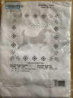 Herrschners Reindeer Games Towel Pair stamped cross stitch kit   Christmas Decor