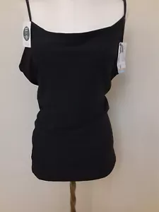 Jockey Midriff Tamer Camisole Cami Black Size XL NWT - Picture 1 of 7