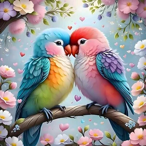 Birds Diamond Art Painting Kits for Adults, 5D Birds Diamond Art Painting Kits - Picture 1 of 7