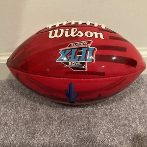 Super Bowl XLII 42 Wilson Football Junior Size New York Giants - Picture 1 of 4