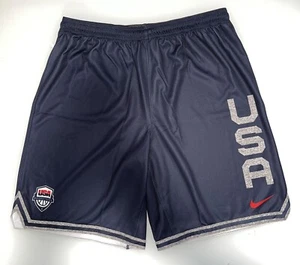 Nike Authentic Team Issue Men’s Size L Basketball Practice Shorts USA CN8120-451 - Picture 1 of 8