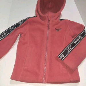 Reebok Girls Classic Comfy Polar Fleece Jacket 3T Pre-owned - Picture 1 of 5