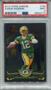 Topps NFL Chrome 2013 Base Card #150 Aaron Rodgers PSA 9 - Bild 1 von 2