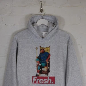 Fresh Prince Throne Will Smith 90s Hoodie Ash Grey Kapuzenoberteil von Actual Fact - Bild 1 von 4