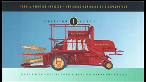 CANADA - 1995 HISTORIC FARM & FRONTIER VEHICLES - FOLDER ( 3 FDCs) - Picture 1 of 5