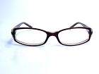 DKNY Brown Clear Lucite Rectangular Oval Frame Eyeglasses DY4593 3417 51 16 135