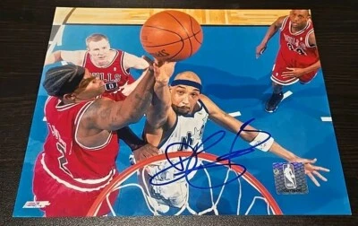 德鲁·古登签名 8 x 10 光面彩色照片 NBA 球星 — 第 1/2 张图片