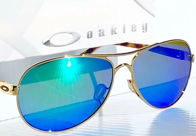 Oakley Feedback GOLD 59 毫米飞行员偏光 Galaxy Jade 女式太阳镜 4079 — 第 1/4 张图片