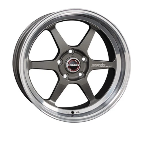 Borbet DB8GT 8,5x18 ET30 graphite rim polsihed Alufelge - Bild 1 von 1