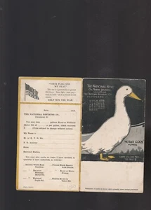 Folleto publicitario nacional de aceite de motor con calendario de julio de 1918 - Imagen 1 de 2