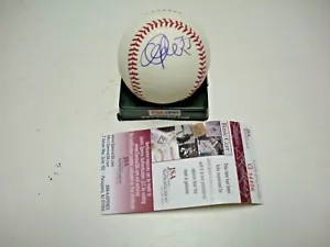 CLIFF LEE FILADELPHIA PHILLIES WS CHAMPS ÚLTIMO BÉISBOL FIRMADO JSA/CERTIFICADO DE AUTENTICIDAD - Imagen 1 de 1