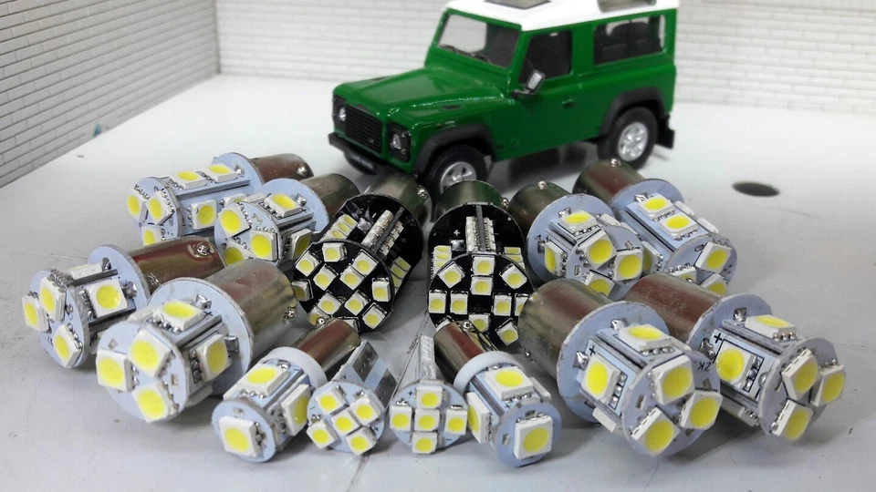 Land Rover Defender TDi V8 LED External Bulb Set Kit (No Headlights) Xenon White - Image 1 of 1