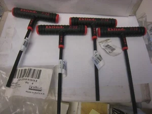 61614 ECKLID Hex T-Handle Key, 7/32-In. - Quantity 4 yes set of 4- same USA - Picture 1 of 4
