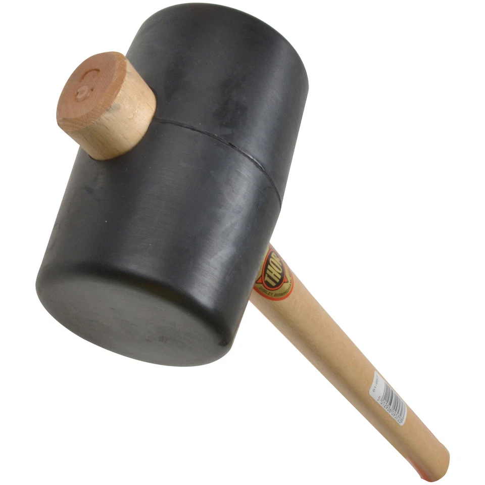 Thor 61-957 957 Black Rubber Mallet 90mm 1200g - Image 1 of 1
