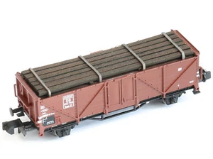 MU N-F00016 - Ladegut für Omm 37 gehobelte Bretter dunkel - Spur N - NEU - Bild 1 von 1