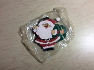 New Burger King Santa Keychain Christmas Received 1999 Employee Gift - Picture 1 of 2