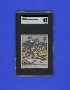 1930 American History R129 #335 Striking Gold In California - SGC 4 - Picture 1 of 2