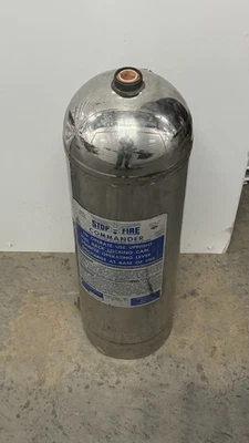 Stop Fire Commander Model RJS-50 Stainless Fire Extinguisher Water - Image 1 of 4