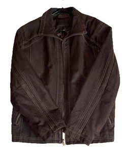 Roundtree & Yorke Herren Vintage Wildleder Lederjacke Größe L - Bild 1 von 20