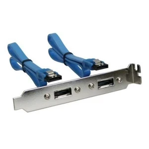 InLine eSATA Slotblech 2x Buchse extern auf intern SATA - Bild 1 von 1