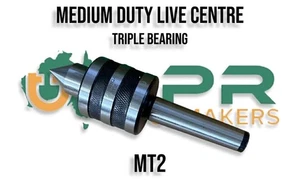 Live Center   2 Morse Taper  ( triple bearing ) quality item suit metal lathes - Picture 1 of 2