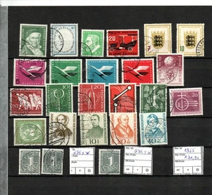 Bund Jahrgang 1955 MiNr. 204 - 226 Vollständig komplett gestempelt 121,80 € - Bild 1 von 2