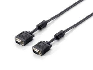 3x equip SVGA Kabel 3+7 HDB15, AWG30, 1,8m, schwarz - Bild 1 von 2