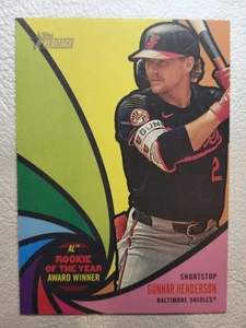 Gunnar Henderson 2024 Topps Heritage Rookie Of The Year #AW-5 - Picture 1 of 2