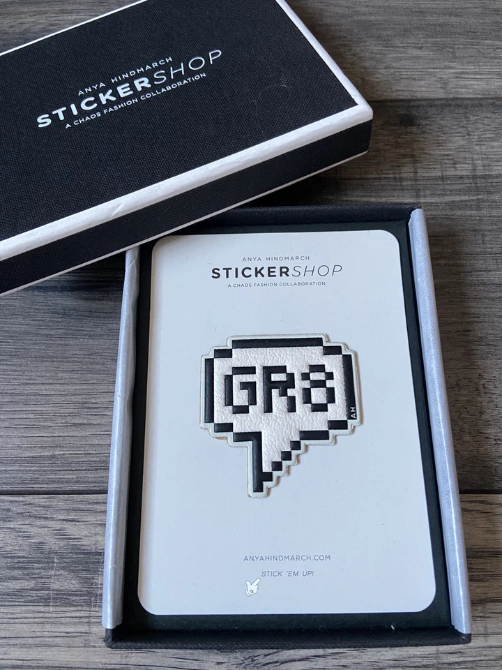 Anya Hindmarch Sticker Shop Gr8 -