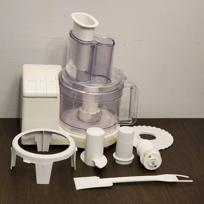 PROCESADOR DE ALIMENTOS KRUPS 703 Master Pro Compacto Francia Blanco Probado + ACCESORIOS  Foto 1 de 4